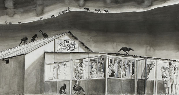 Untitled (The Ninth Resort) (detail; 2010), Charles Avery. Courtesy the artist and David Roberts Collection, London