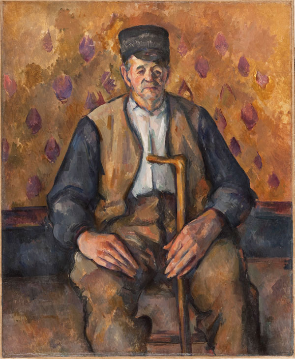 Paysan assis (1900–04), Paul Cézanne. © Musée d’Orsay, Dist. RMN-Grand Palais / Patrice Schmidt