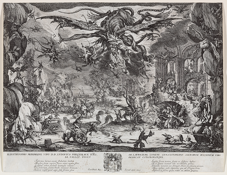 The Temptation of Saint Anthony (second version) (1635), Jacques Callot.