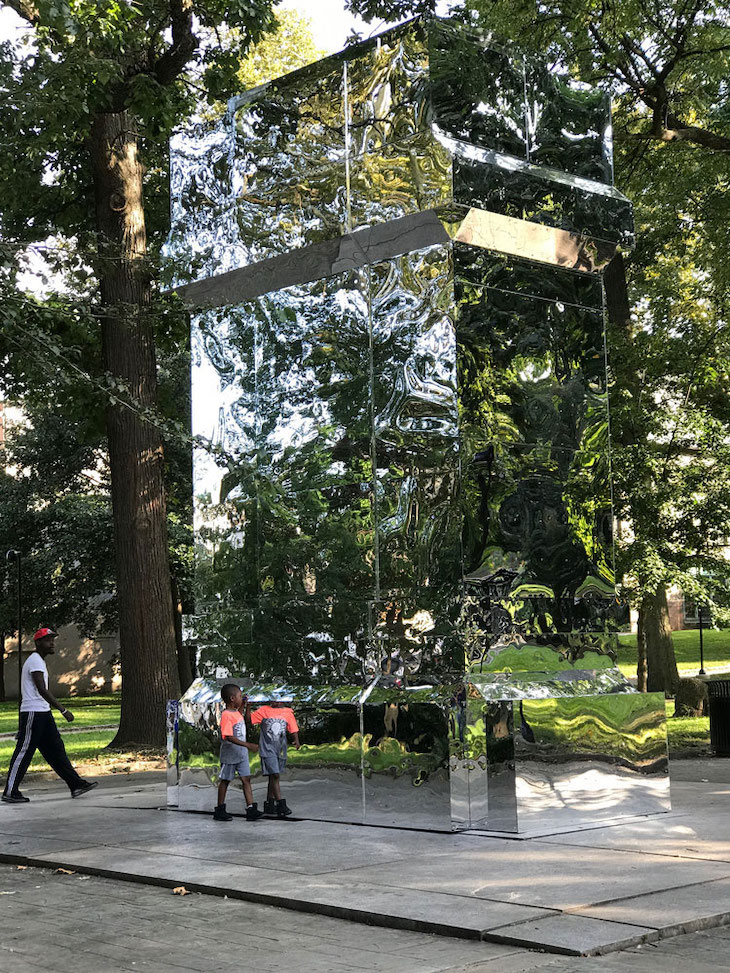 The Battle is Joined (2017), Karyn Olivier, commissioned by Monument Lab and Mural Arts.