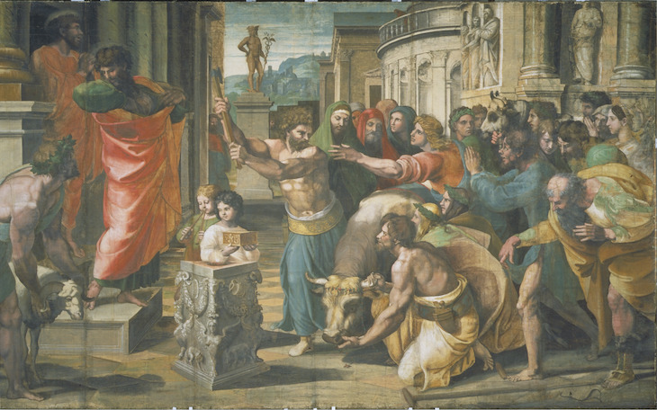 The Sacrifice at Lystra (1515–16), Raphael.