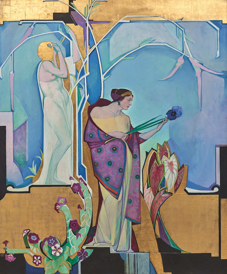 In Exaltation of Flowers (Petunia-Caladium-Budleya) (1913), Edward Steichen.
