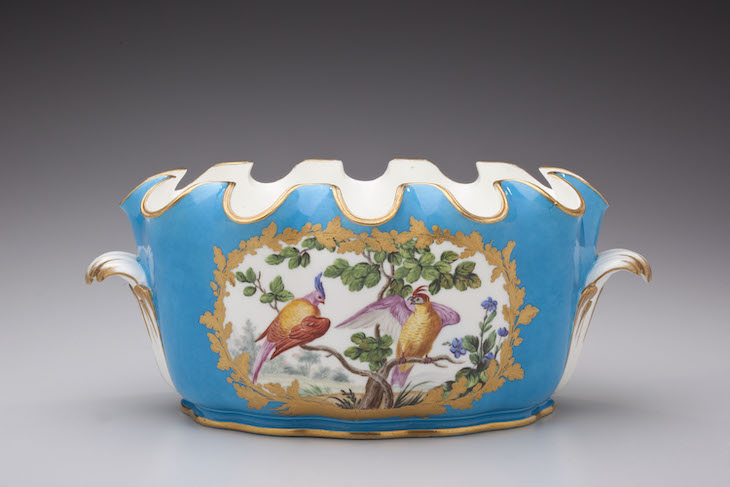 Cooler for wine glasses from the Prince de Rohan service (1771–72), Manufacture nationale de Sèvres.