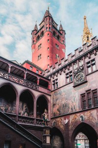 The Rathaus (town hall) in Basel.