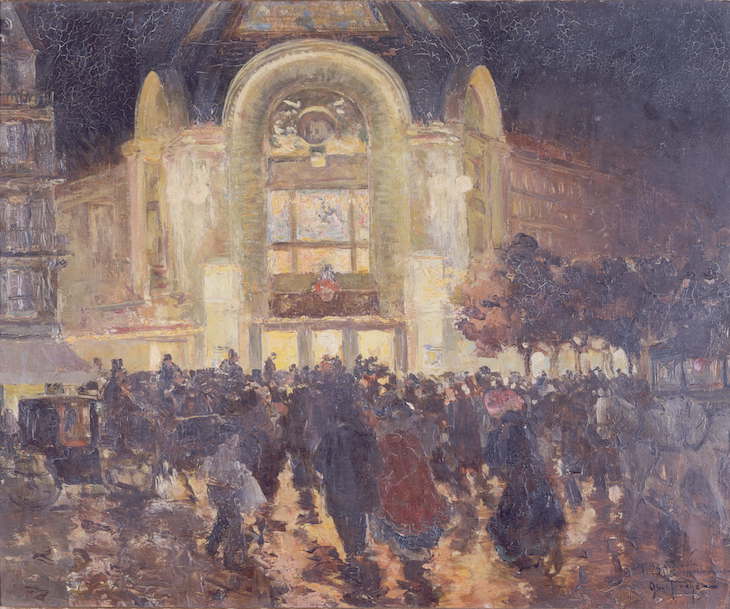 Le cinéma Gaumont-Palace, place de Clichy (c. 1913), Louis Abel-Truchet.