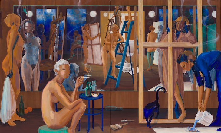 Smoke and Mirrors (2020), Lisa Brice.