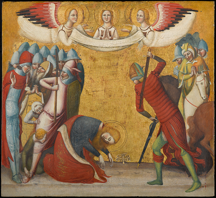 The Beheading of Saint Catherine of Alexandria, from Stories of Saint Catherine of Alexandria (c. 1330), Master of Saint James at the Battle of Clavijo.