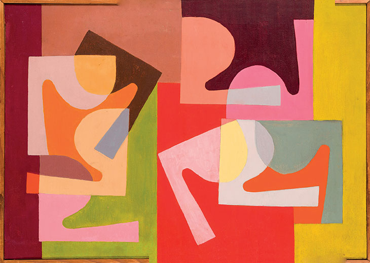 Fractional Module (1947-51), Saloua Raouda Choucair.