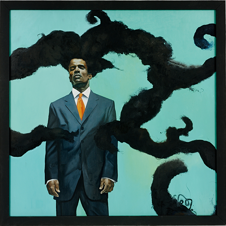 Conspicuous Fraud Series #1 (2001), Kehinde Wiley. The Studio Museum in Harlem.