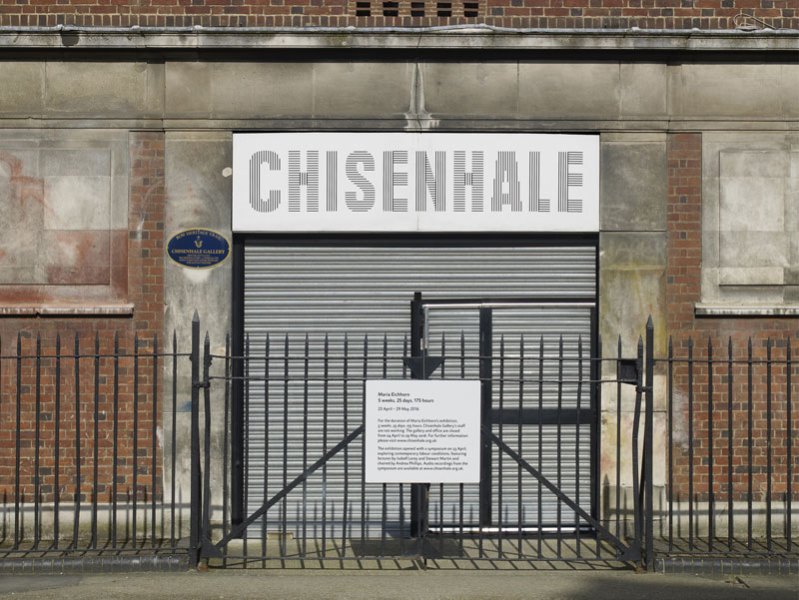 Chisenhale Gallery has closed its doors for the full duration of conceptual artist Maria Eichhorn's solo show...