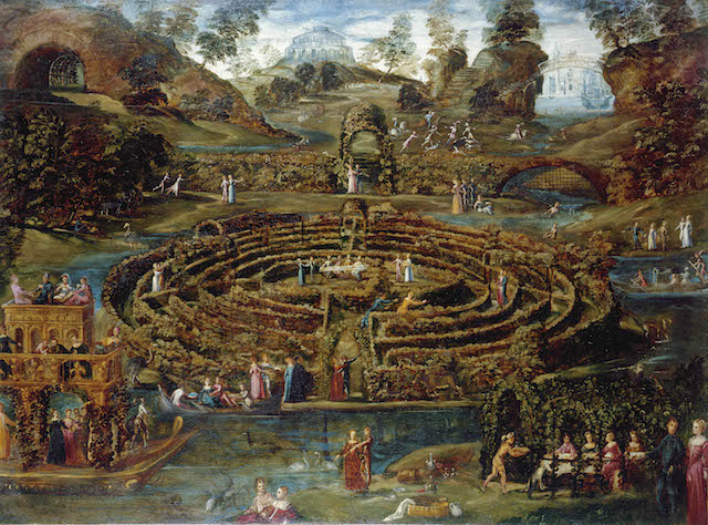 Pozzoserrato,Pleasure Garden with a Maze