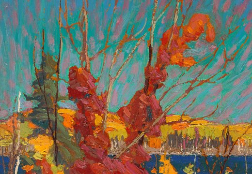 Autumn Foliage (detail; 1916), Tom Thomson. The National Gallery of Canada, Ottawa