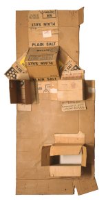 Plain Salt (Cardboard) (1971), Robert Rauschenberg. Museum of Fine Arts, Boston