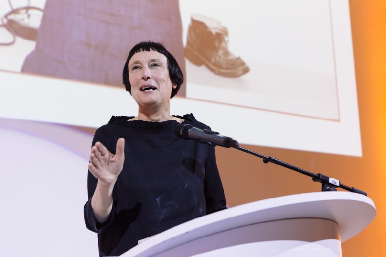 Cornelia Parker - Apollo's Artist of the Year 2016 - at the Apollo Awards ceremony in London. Photo © Amy Scaife