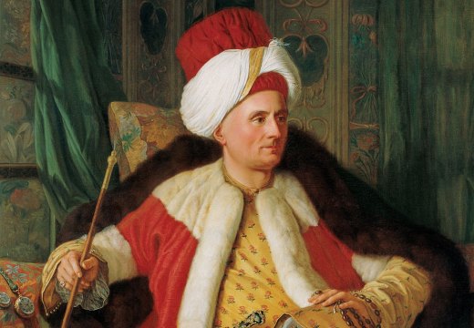 Portrait of Charles Gravier Count of Vergennes and French Ambassador, in Turkish Attire (detail; second half of the 18th century), Antoine de Favray