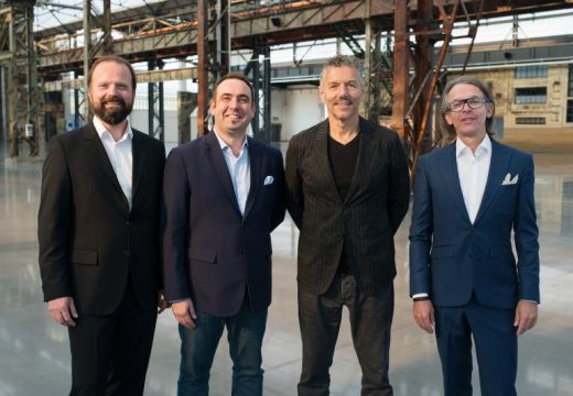 Art Dusseldorf new co-owners Walter Gehlen, Marco Fazzone, Rene Kamm, Andreas Lohaus.