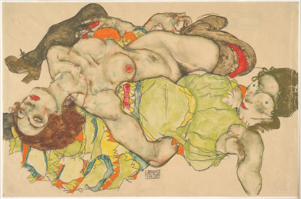 Female Couple (1915), Egon Schiele. © Albertina, Vienna