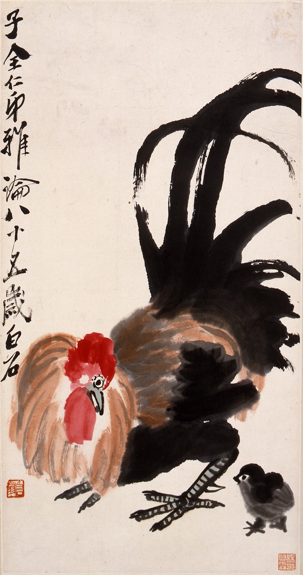 Protecting its Young (1945), Qi Baishi. Courtesy National Gallery Singapore