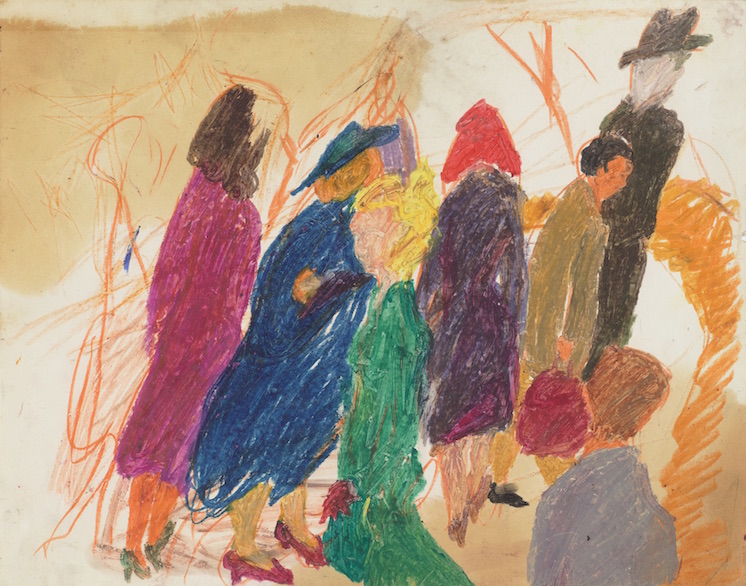 Street Scene, (1958), Mimi Gross. Photo: Jeffrey Sturges; courtesy the artist