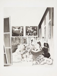 Picasso's meninas: three impressions (1973), Richard Hamilton. Estimate: $40,000–60,000