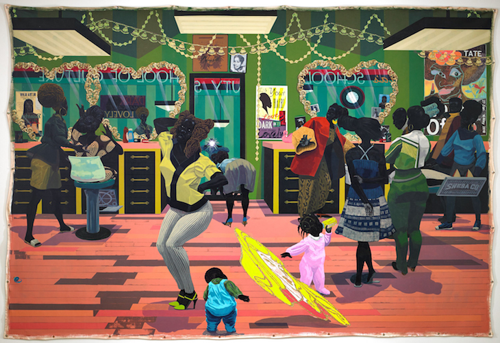 School of Beauty, School of Culture (2012), Kerry James Marshall. Birmingham Museum of Art. Photo: Sean Pathasema