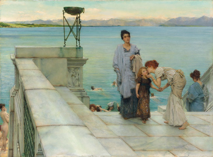 A Kiss (1891), Lawrence Alma-Tadema. Courtesy of Martin Beisley