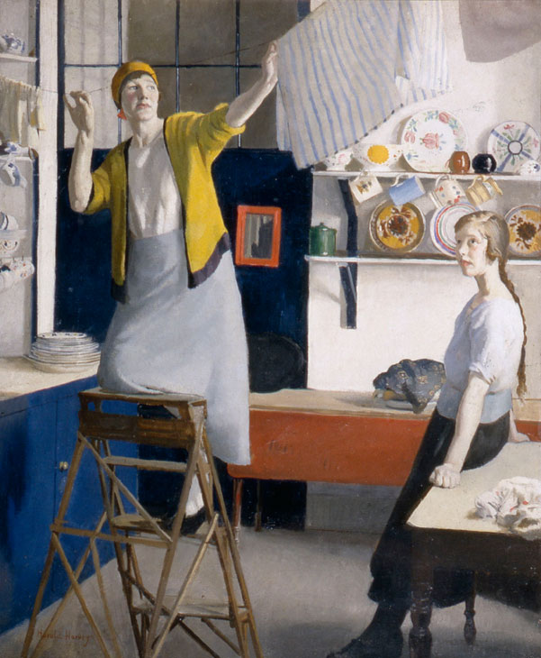 A Kitchen Interior (c. 1918), Harold Harvey.