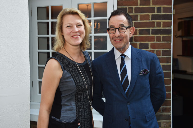 Inken Wackernah and Colin B. Bailey at the Apollo summer party 2017. Photo © Nick Harvey