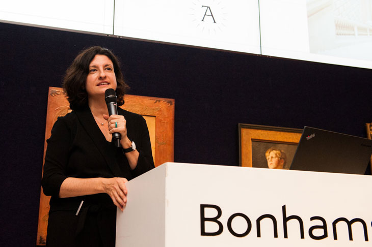 Apollo Awards 2017: Sophie Levy, director of the Musée d’arts de Nantes, collects the award for Museum Opening of the Year. Photo © Anne Schwarz