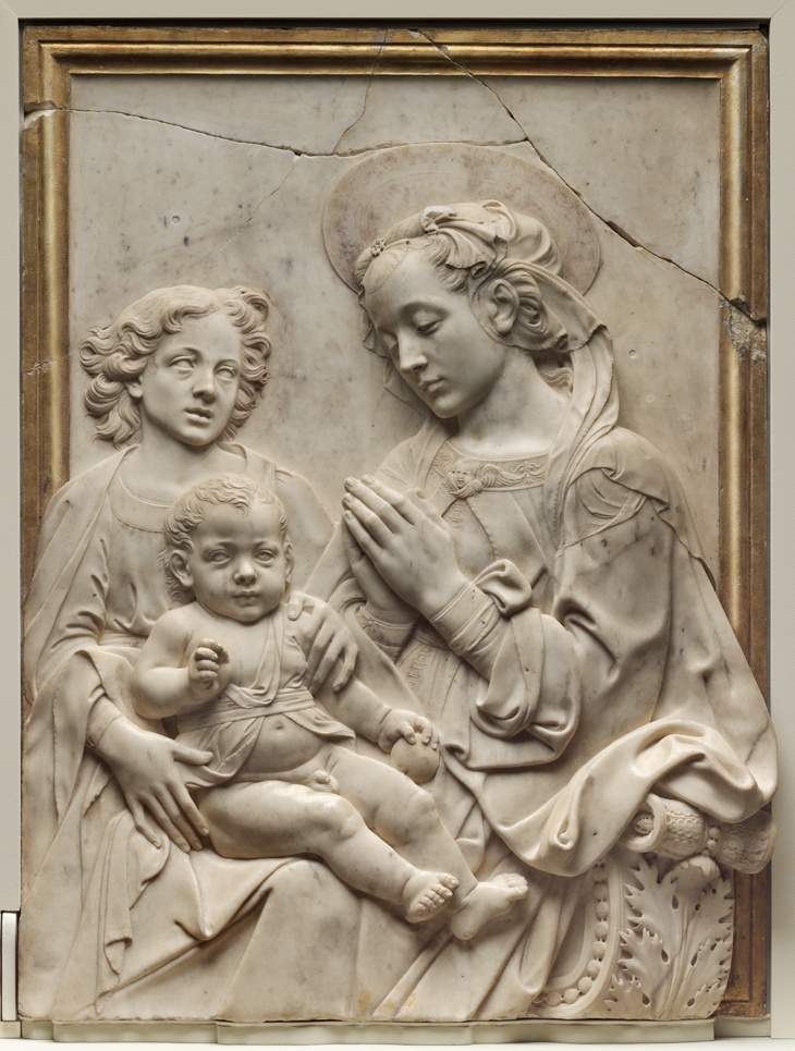 Virgin and Child with Angel, Andrea del Vercocchio and workshop (?)