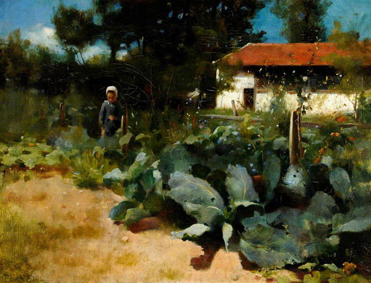 A French Kitchen Garden (1883), Edward Stott. Museums Sheffield