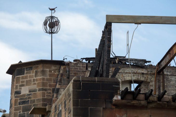 The Glasgow School of Art on 22nd June, photo: © Robert Perry/Getty Images