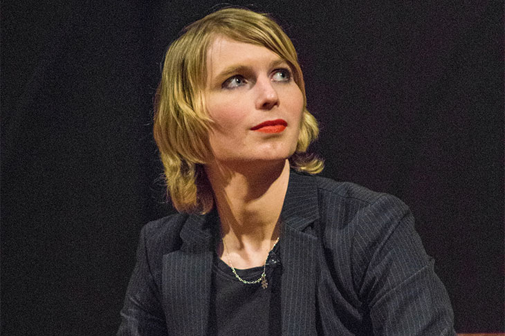 Portrait of Chelsea Manning.