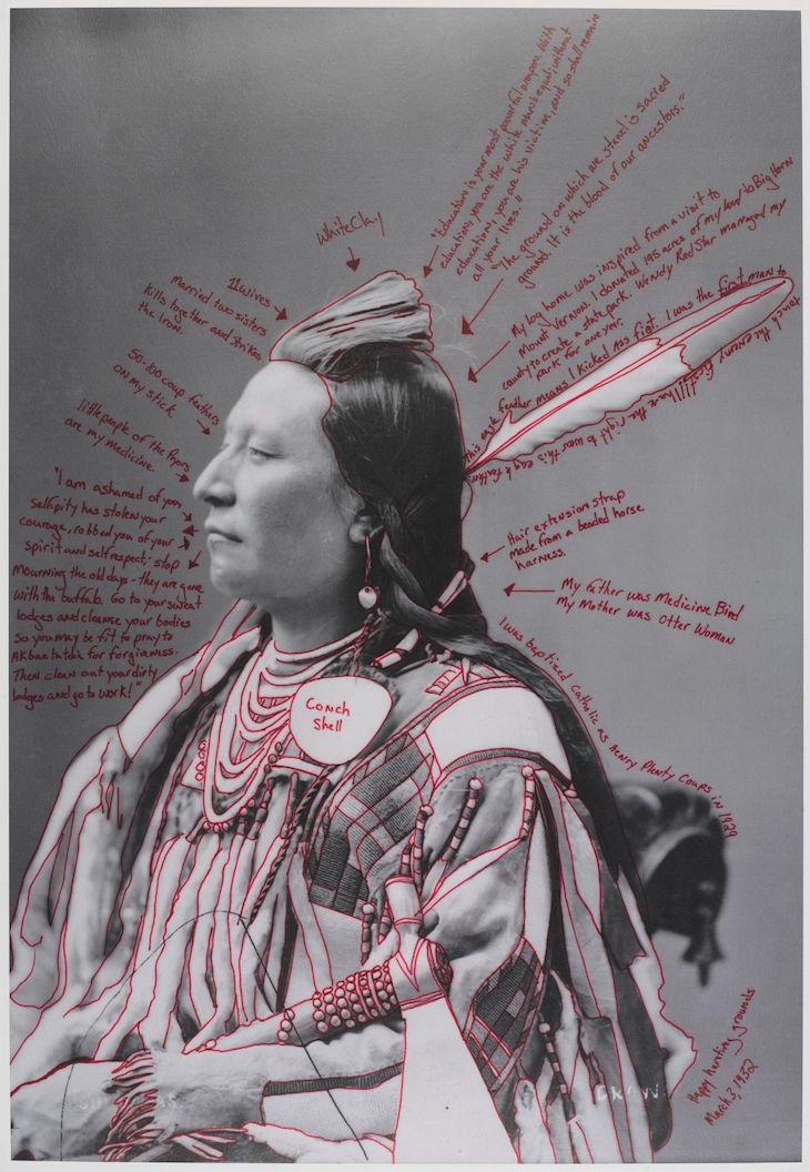 Peelatchiwaaxpáash / Medicine Crow (Raven), Wendy Red Star