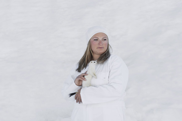 Janet with Ermine (2018), Melanie Manchot.