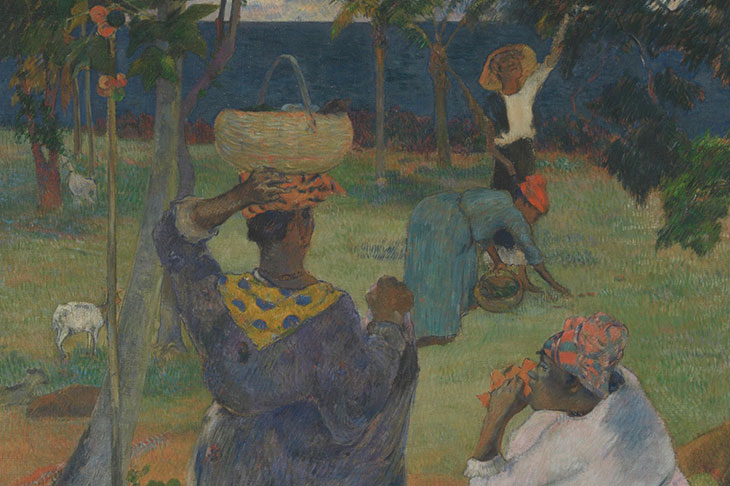 The Mango Trees, Martinique (detail; 1887), Paul Gauguin.