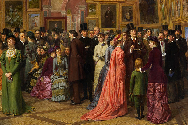 The Private View at the Royal Academy, 1881 (1881–83), William Powell Frith.