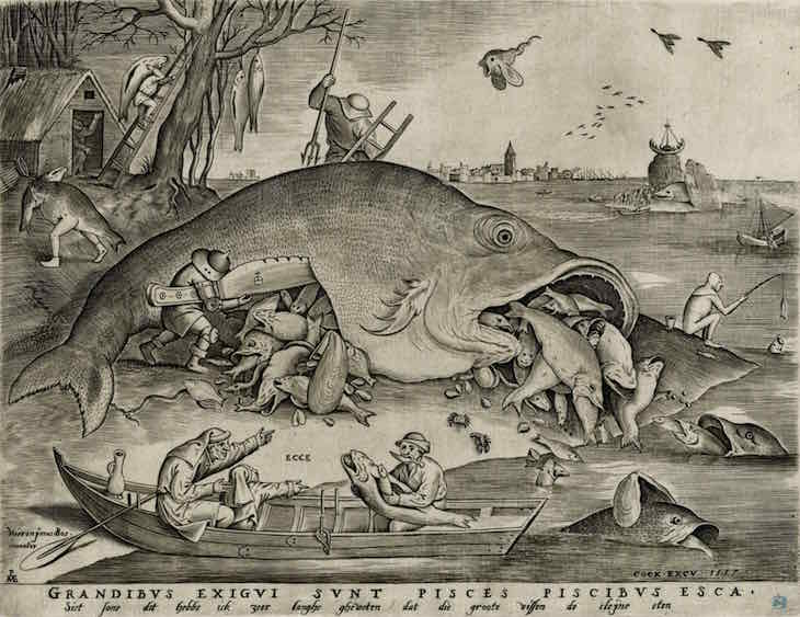 Big Fish Eat Little Fish, Bruegel