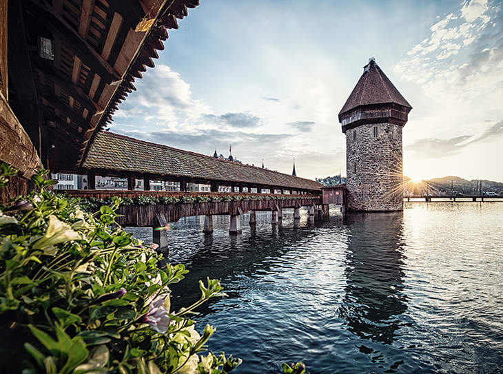 The Chapel Bridge, Lucerne.