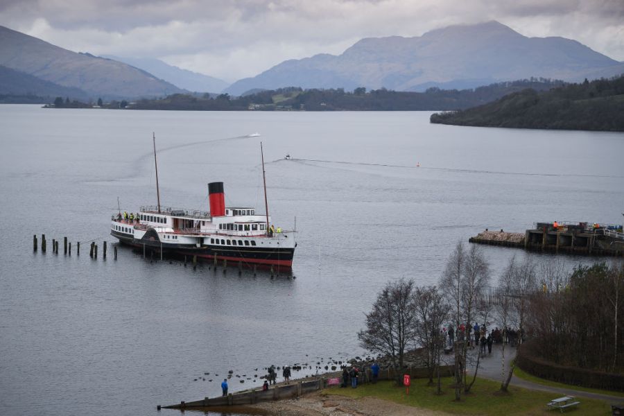 Loch Lomond’s shores in Balloch.