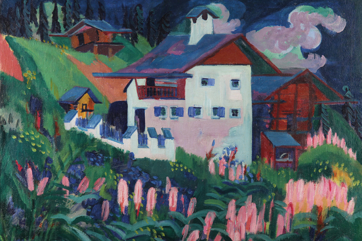 Our House (House in Davos-Wiesen), (c. 1920), Ernst Ludwig Kirchner. Galerie Henze & Ketterer