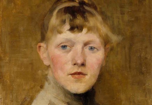 Self-portrait (detail; 1884–85), Helene Schjerfbeck.