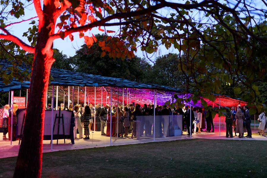 The Apollo 40 under 40 Middle East launch party at the Serpentine Pavilion, London, 2019