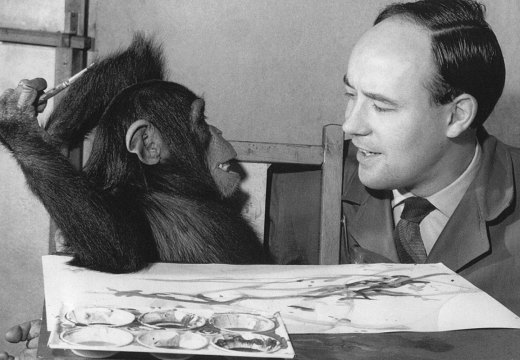 Congo with Desmond Morris in 1957.