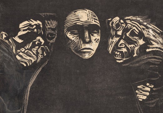 The People (detail; 1922), Käthe Kollwitz.