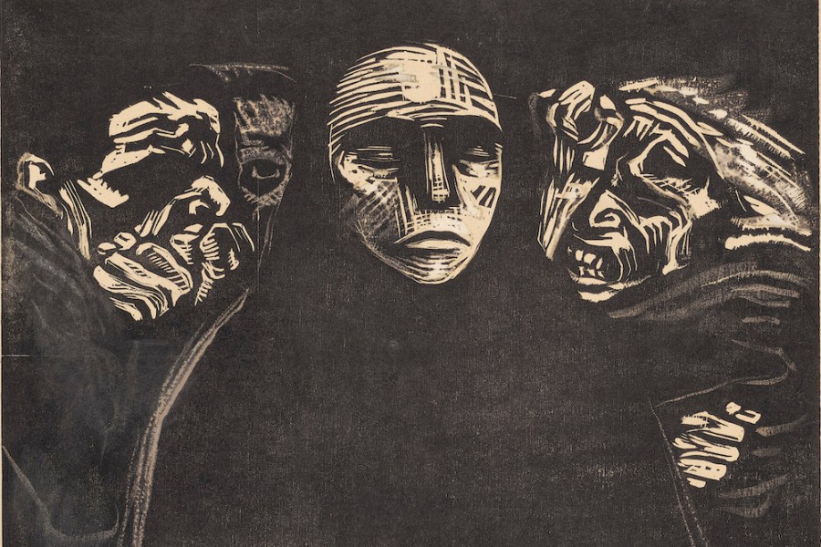 The People (detail; 1922), Käthe Kollwitz.