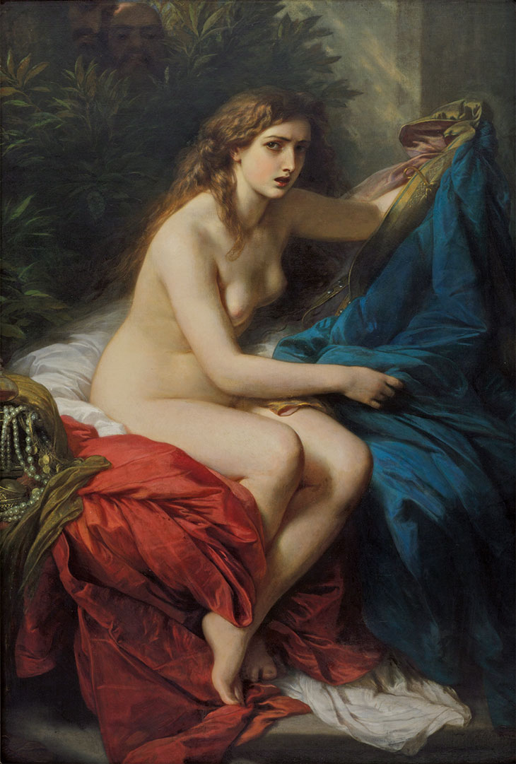 Susanna and the Elders (detail; 1866), Franz Xaver Winterhalter. Frye Art Museum, Seattle.