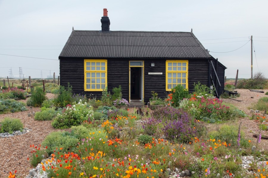 Derek Jarman’s cottage at Dungeness, Kent.