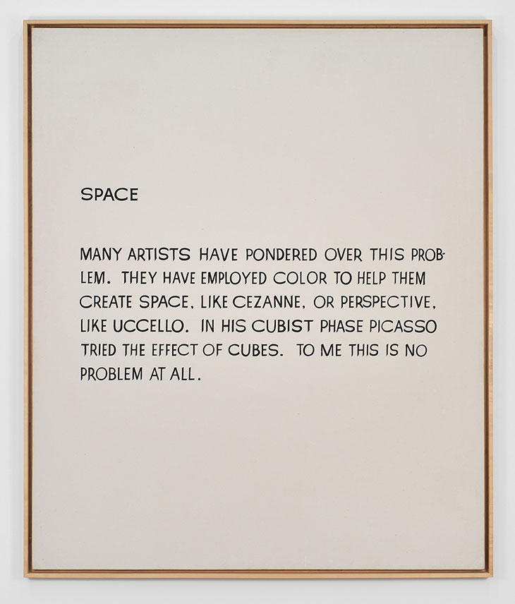 Space (1966–68), John Baldessari
