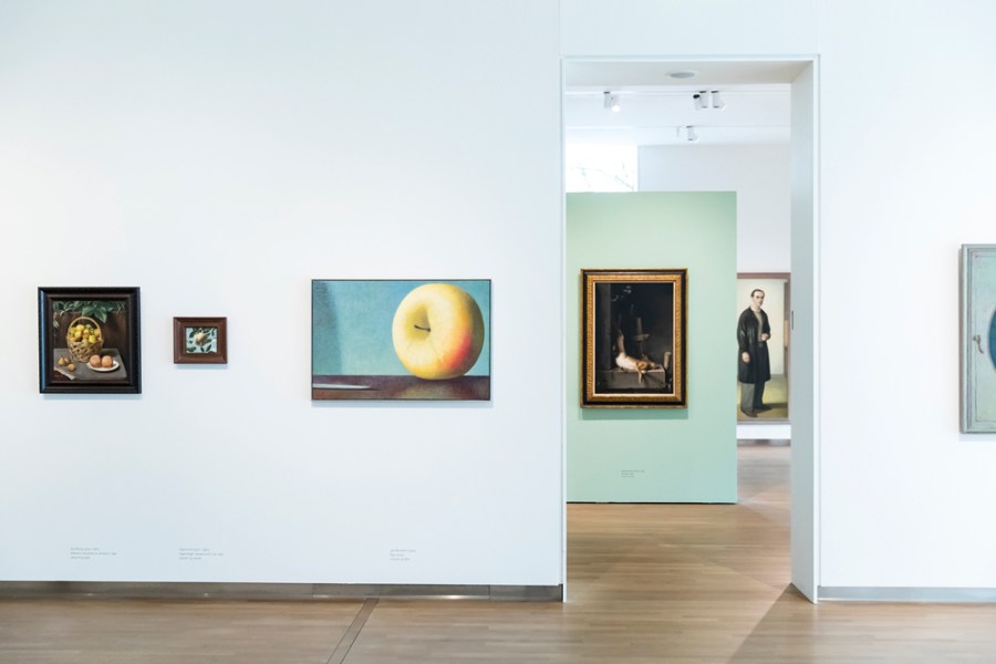 Installation view of the collection at Museum MORE, which deliberately avoids a chronological hang
